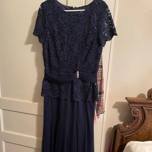 Navy Lace Dress Size 12